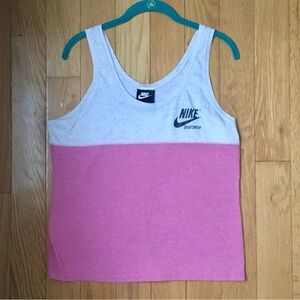 Nike Sportwear Pink Raspberry & Light GreyTank Top